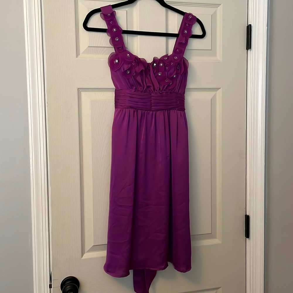 Purple Cocktail Dress
